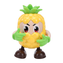 Dancing Robot Toy with LED Lights and Music, Cute Pineapple Design for Kids Interactive Play