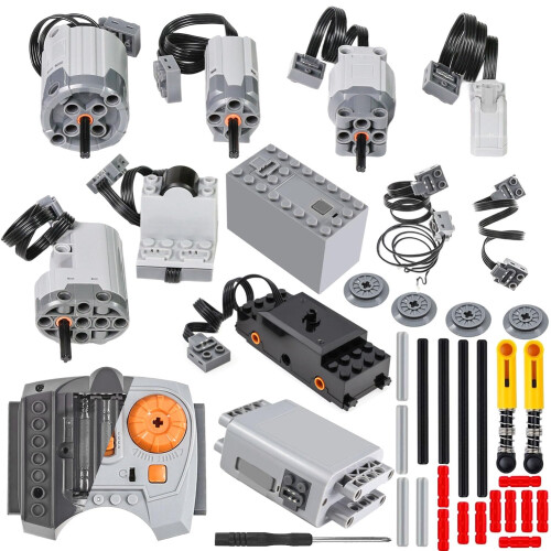 Power Functions Motor Kit with Wireless Speed Control for  MOC Projects and Lighting Effects