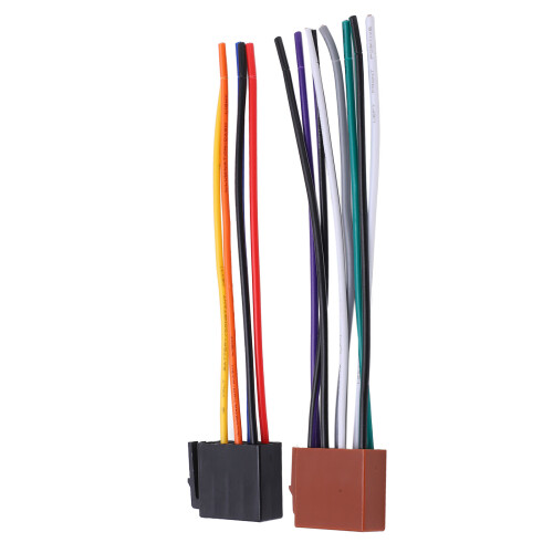 ISO Harness Adaptor 2Pcs ABS Metal Stereo