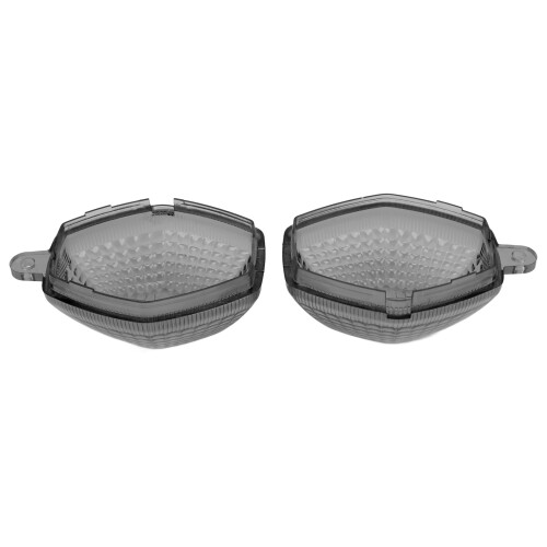 Motorrad Blinkerglasabdeckung für GSX 650F 2008-2011 Schwarz 2