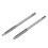 2PCS Metric Steel Hand Tap Set M3x0.5 Thread Cutting Tool 2