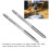 2PCS Metric Steel Hand Tap Set M3x0.5 Thread Cutting Tool 5