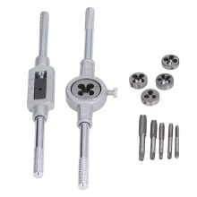 12Pcs Drill Tap Die Wrench Set M3-M12 Manual Thread Tapping Tool Kit