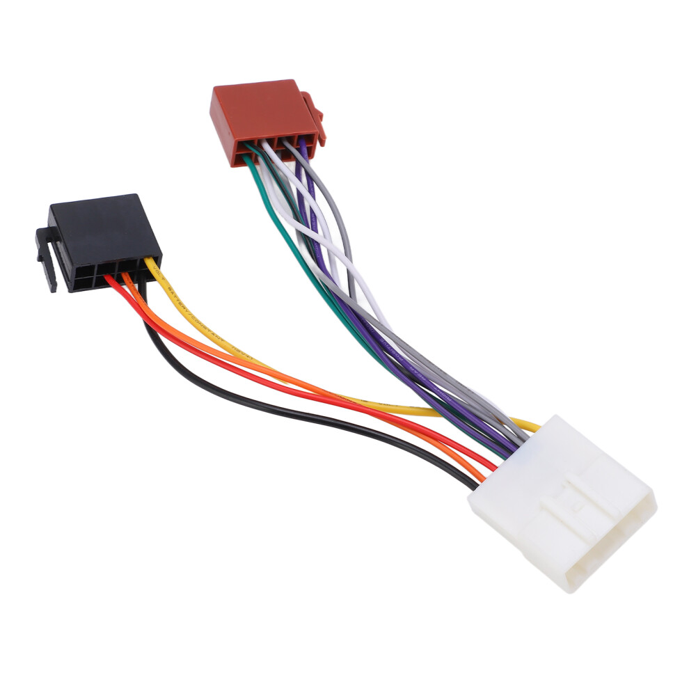 Universal Car Radio Wiring Harness Iso Plug For Nissan Juke Stereo Replacement 7901390502811