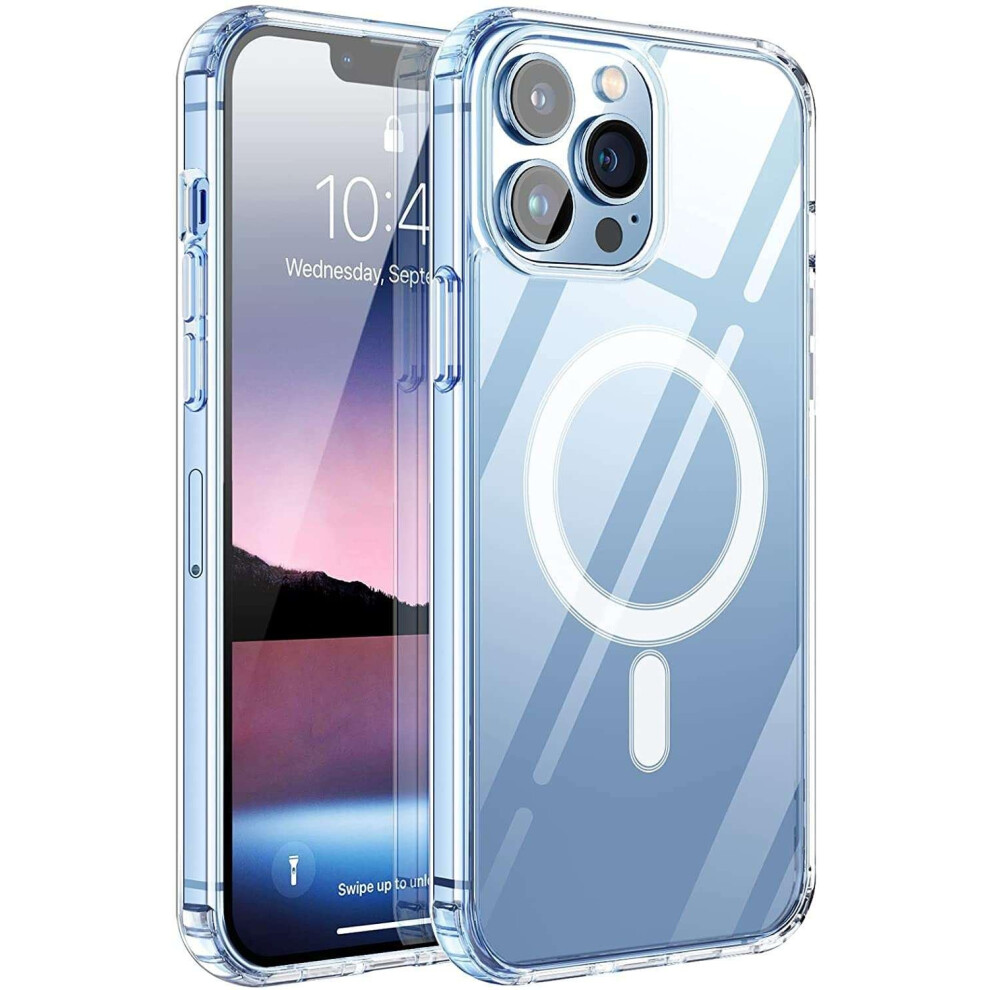 Case For Iphone 13 Magsafe Magnetic Clear Shockproof Cover With Militarygrade Protection 9330225965251