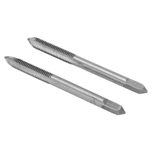 Durable M5x0.8 Tapping Tools 2Pcs Steel Thread Taps for Metal Work 1