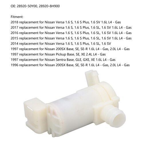 OE 28920-50Y00 Washer Pump White 2