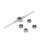 12Pcs Drill Tap Die Wrench Set M3-M12 Manual Thread Tapping Tool Kit 15