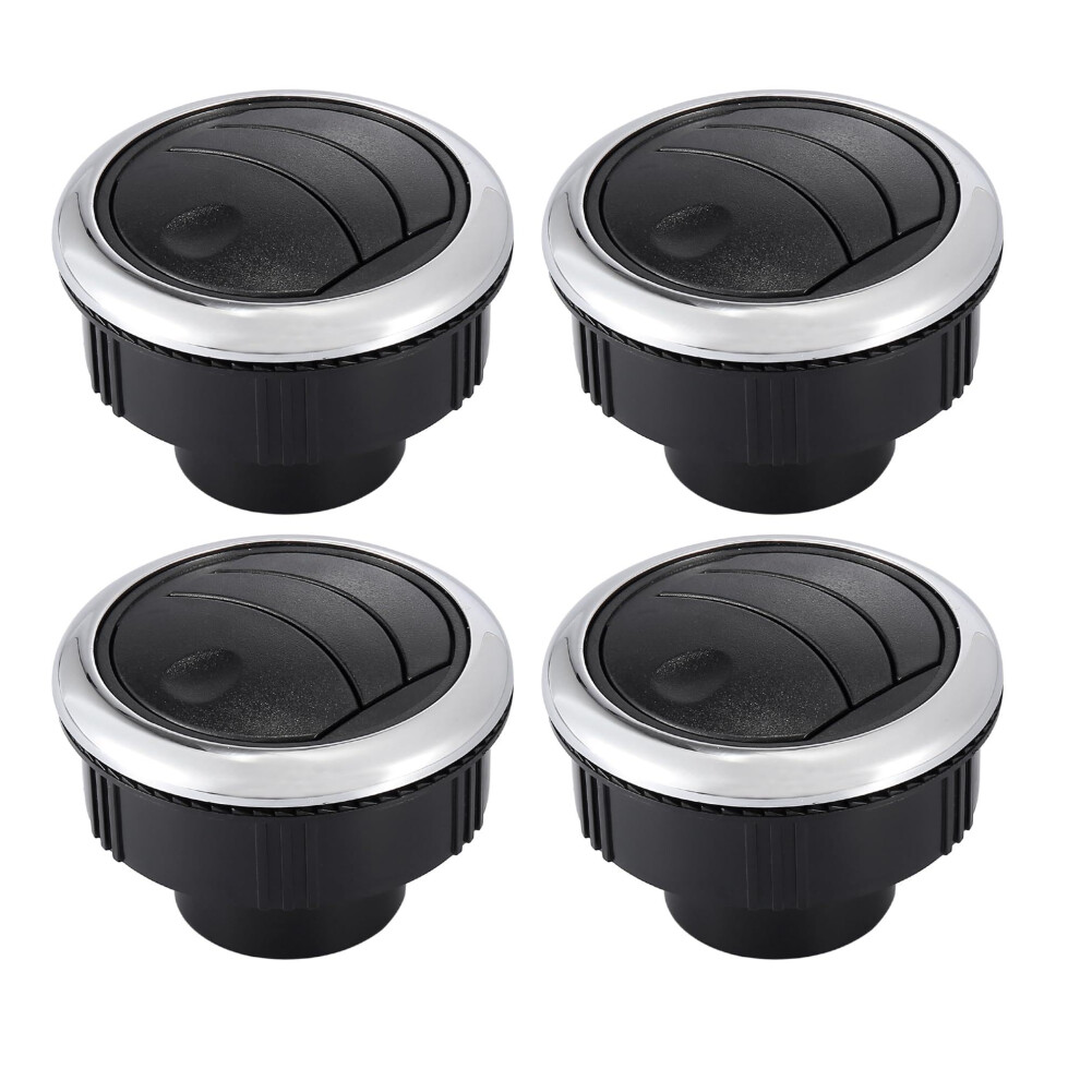Car Ac Air Vent Outlet 4Pcs Kit, Dashboard Air Vent Replacement For Rv Boat Caravan, 87Mm 75Mm 70Mm Sizes 9771547548652