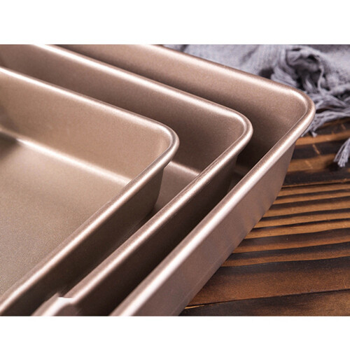 Baking Tray Put Into the Oven,4 Types Baking Mold, Bread Mold, Brownie Baking Pan, Baking Tools, Pastry Maker(M) 2