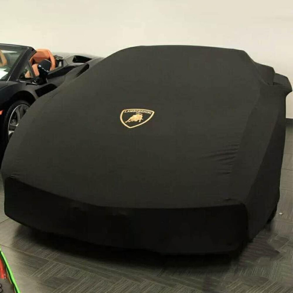 Stretch Cotton Dustproof Indoor Protection ScratchâResistant Fit Car Cover For Lamborghini Gallardo Lp5604 Black 9092120172072