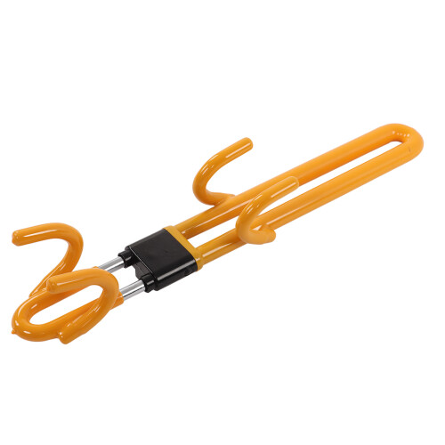 Universal Twin Hooks Steering Wheel Lock Anti Theft Iron 1