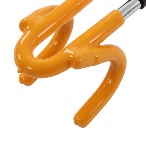 Universal Twin Hooks Steering Wheel Lock Anti Theft Iron 2