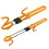 Universal Twin Hooks Steering Wheel Lock Anti Theft Iron 5