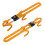 Universal Twin Hooks Steering Wheel Lock Anti Theft Iron 8