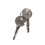 Universal Twin Hooks Steering Wheel Lock Anti Theft Iron 10