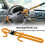 Universal Twin Hooks Steering Wheel Lock Anti Theft Iron 11