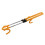 Universal Twin Hooks Steering Wheel Lock Anti Theft Iron 12
