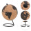Desktop Globe with Solid Cork Base, Decorative and Educational World Map for Home, Office, Classroom 3