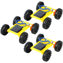 STEM Solar Car Kit with 3 DIY Solar Powered Vehicles for Kids Science Experiment and Learning
