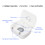 Wall-Mounted UV Toothbrush Cleaner USB Charging, 99.9% Sanitization 11