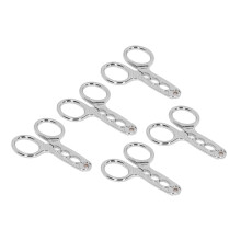 5PCS Stainless Steel Nut Cracker, Multi-Function Walnut Opener 8.3x5.8cm