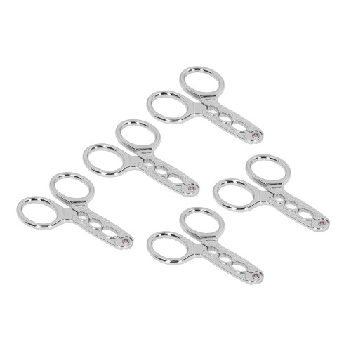 5PCS Stainless Steel Nut Cracker, Multi-Function Walnut Opener 8.3x5.8cm
