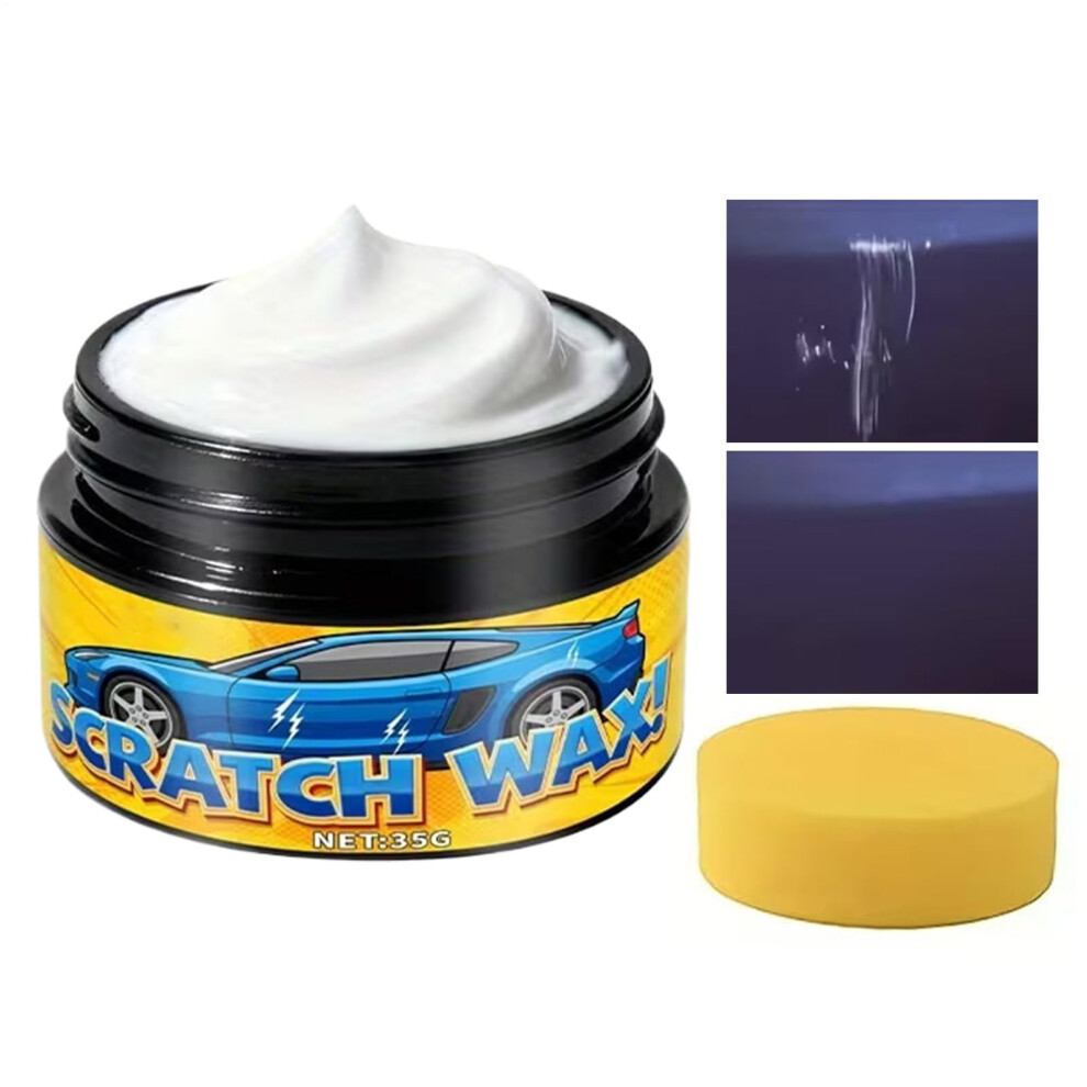 Car Scratch Remover With Sponge Applicator 35G Â Fast Easy Auto Scratch Restores Paint Gloss Cream 9092120172195