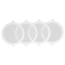 50Pcs Shower Hair Catcher Fiberglass Mesh 11cm 3mm Mesh Dense Convenient Use
