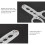 5PCS Stainless Steel Nut Cracker, Multi-Function Walnut Opener 8.3x5.8cm 3
