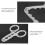 5PCS Stainless Steel Nut Cracker, Multi-Function Walnut Opener 8.3x5.8cm 12