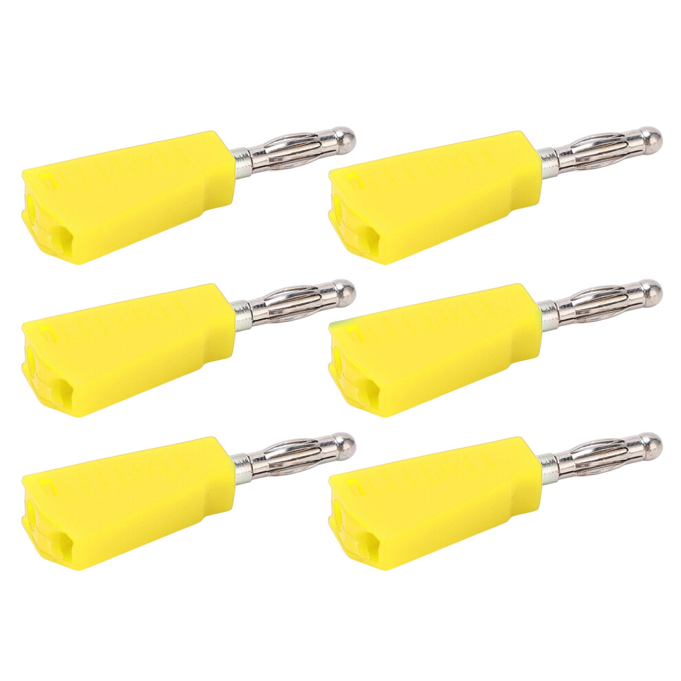 20Pcs Yellow 4Mm Banana Plugs, Low Signal Loss, Compact 8461390504530
