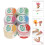 6 Stück Handgriff-Fingertraining-Schlammsatz, 50 g, Bunte Farben 14