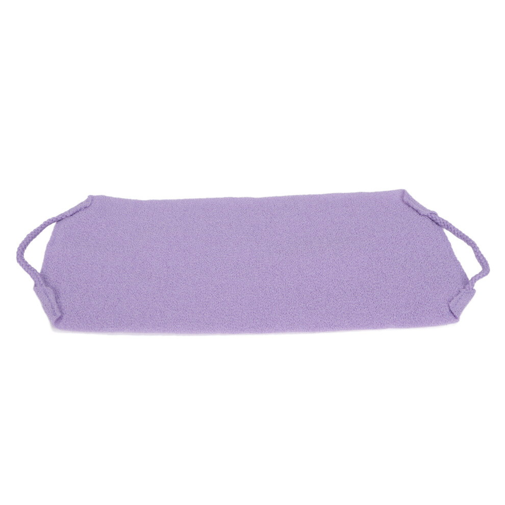 Purple Back Scrubber Portable Cleansing & Exfoliating Washcloth Strap