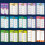 Math Flash Cards with Reusable Erasable Surface, Colorful Categories, Compact for Kids Learning 3
