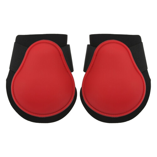 Pferd Hinterbein-Verbandstiefel Rot M für Spring- und Lauftraining 1
