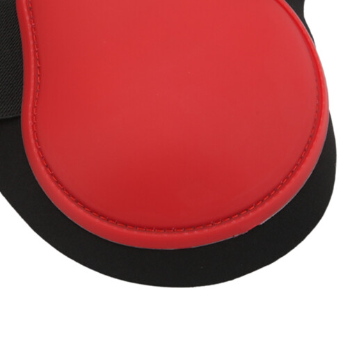 Pferd Hinterbein-Verbandstiefel Rot M für Spring- und Lauftraining 2