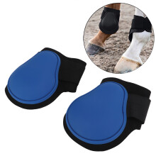 Horse Tendon Boots Blue XL PU+Neoprene Leggings for Horses, Soft & Non-Slip
