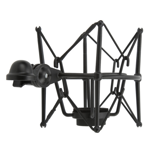 Microphone Shock Mount Clip, Metal, 8cm Inner Diameter, Black 1