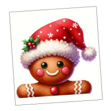 Santa Reindeer Snowman Switches Sticker For Indoor-SCQ2180