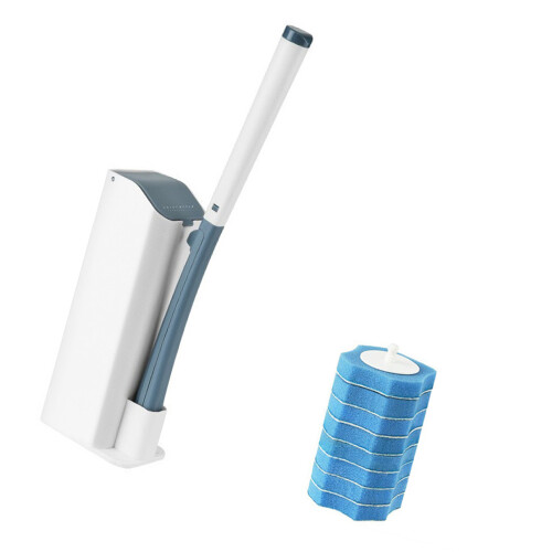 Ensemble de brosses de toilette à-Bleu plus 8 remplacement
