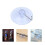 Pack of 50 PVC Suction Hook for Bathroom Kitchen Storage-2.5cm 4