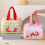 Spacious 4 Section Waterproof Makeup Carry Case-pink girl 3