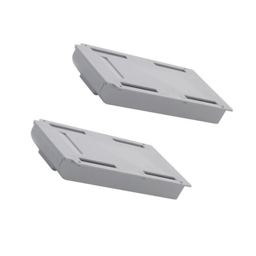 Drillless Adhesive Concealed Drawer Storage Under-Gray small