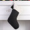 Christmas Decoration Stocking Spacious Space Soft Fringe-White 7