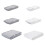 Compact Under Desk Sticky Drawer Organizers-Gray Extra large 3