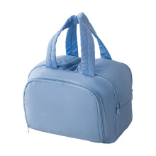 4 Zone Toiletry Organizers Portable Wash Bag Durable-Blue