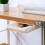 Drillless Adhesive Concealed Drawer Storage Under-Gray small 5