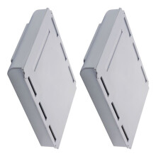 Compact Under Desk Sticky Drawer Organizers-Gray Extra large