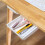 Compact Under Desk Sticky Drawer Organizers-Gray Extra large 4